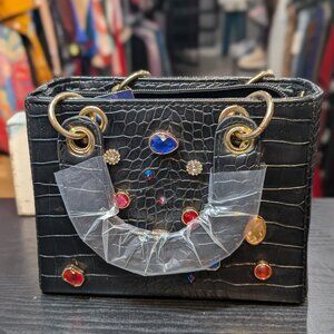 Fashion Purse w/ Multi Color Gems